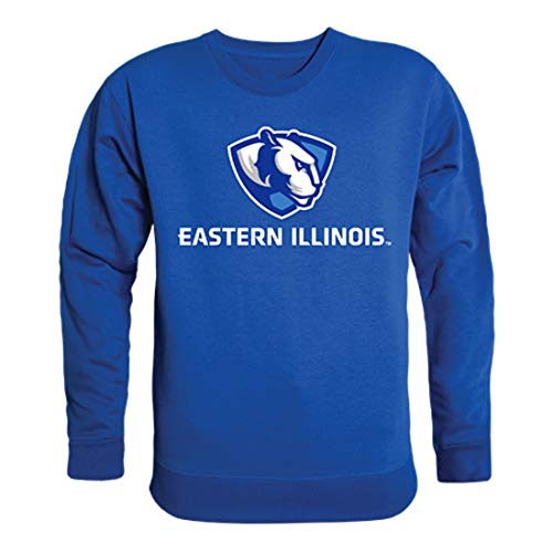 Eastern Illinois University Panthers Crewneck Pullover Sweatshirt Sweater Royal Medium