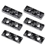 MORFUM 6-Pack RC Servo Height Spacer Adjustable Carbon Fiber Servo Mount Top Plate 1.5mm/ 2mm/ 3mm for MG...