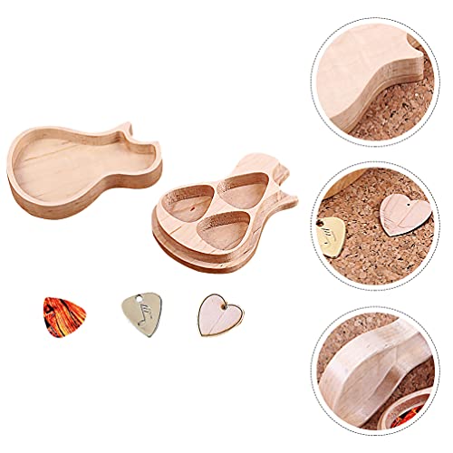 Artibetter Houten Gitaar Pakken Gepersonaliseerde Gitaar Hout Picks Box Handgemaakte Houten Gitaar Kookpot Cadeau Voor… - Image 4