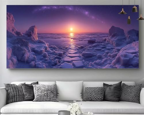 Broderie Diamant XXL Coucher de Soleil en Cristal Strass 5D de Haute Qualité