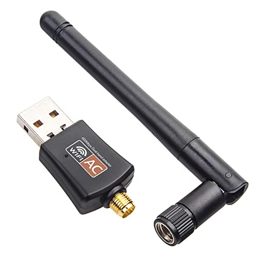 TERABYTE USB WiFi Adapter 5G with Antenna 600Mbps Free Driver Dual Band