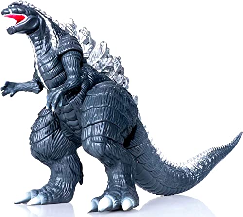 Big Godzilla Toy Singular Point 19'' Head-To-Tail, King Of The Monster Action Figure 9'' Tall, Movie Series Movable Joints Birthday Kid Gift, Travel Bag #TOP3