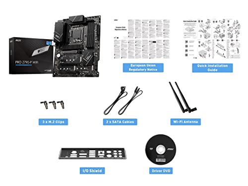 Image of MICRO CENTER CPU Motherbard Combo - Intel core i7-14700KF 20 cores Gaming Desktop Processor with msi PRO Z790-P WiFi Motherboard