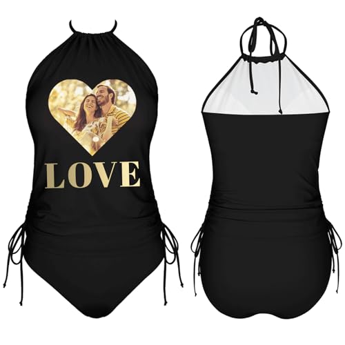 Ship in 48h, Personalized Swimsuits for Women, Face Bathing Suits for Women, Womens Two Piece Bathing Suits3