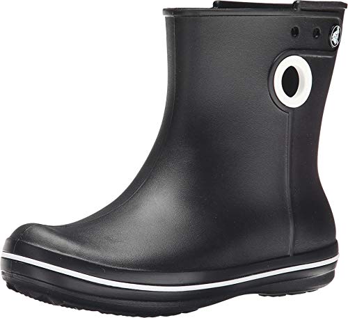 Crocs Women's Jaunt Shorty Rain Boots, Black, 11