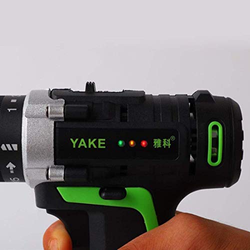 Samnuerly Akku-Bohrschrauber mit hohem Drehmoment, Schnellladegerät, kabelloser Kombi-Bohrschrauber, Schlagschrauber-Set, Heimwerker, Schwarz – Bild 7