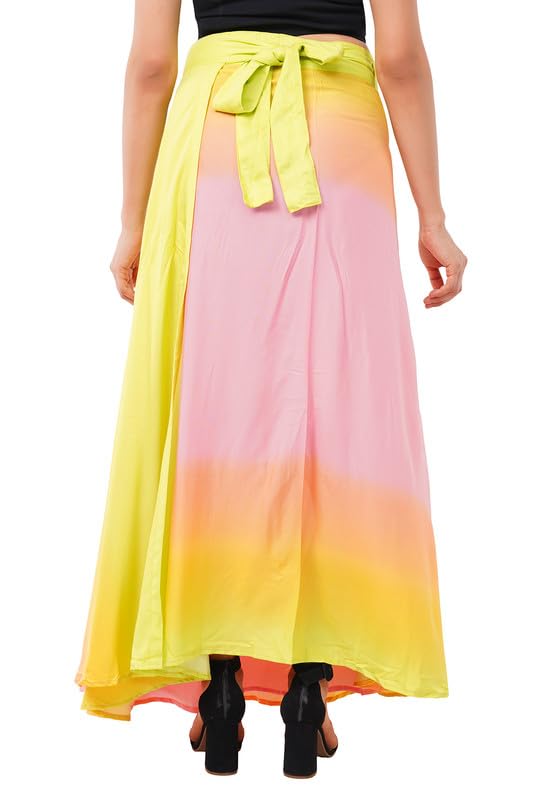 Image of Women's Printed Maxi Wraparound Skirt