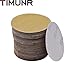 Timunr 100Pcs 5 Inch Sanding Disc Roll 120 Grit No Hole Hook and Loop Sanding Discs Fit for Automotive, Marine, Industrial, Woodworking