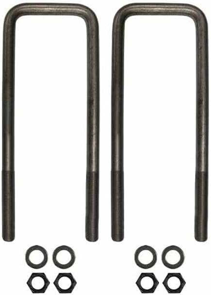 Technical Precision Replacement for Freightliner FLC112 Year 1998 Square U Bolt KIT .75 IN-16 X 4IN X 12.875 INCH Grade 8