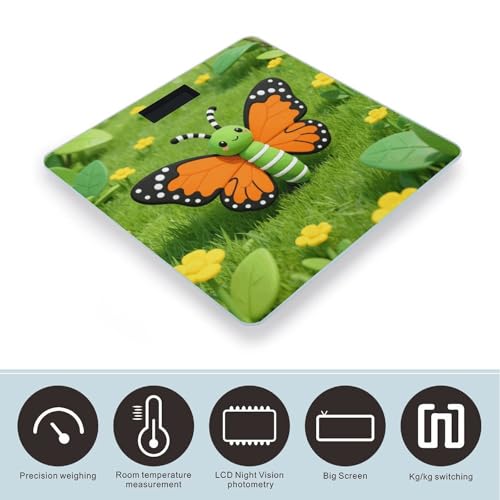 Báscula Digital de Baño BTCOWZRV con Pantalla LCD miniatura 3