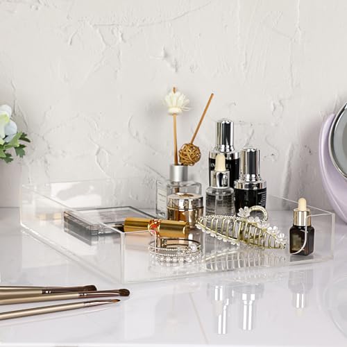 BSTKEY Acrylic Clear Desk Letter Tray File Holder Tray, Rectangle A4 Paper Document Organizer File Magazine Storage Basket Office A4 File Letter Holder - Cosy Home Interiors BSTKEY Acrylic Clear Desk Letter Tray File Holder Tray, Rectangle A4 Paper Document Organizer File Magazine Storage Basket Office A4 File Letter Holder - Image 6