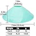 WOWGEEK Thicker Disc Cones (Set of 50) Agility Soccer Cones with Carry Bag for Training,Football, Kids, Sports, Field Cone Markers (Cyan)