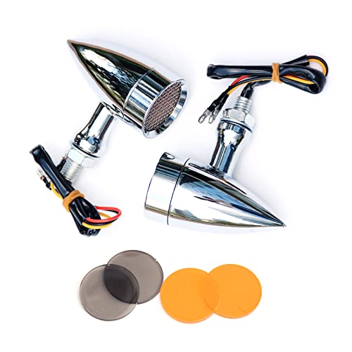 Wtzmoto Motorcycle Turn Signal Led Lights - Dual Sport Turn Signals Light For Motorbike Blinker Indicator Compatible With Harley Iron 883 Fat Bob Softail And Touring, Honda Shadow Vlx 600 V-Star 650 #TOP14