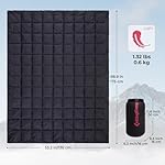 KingCamp Camping Blanket Lightweight, Multifunctional Warm Puffy Outdoor Blanket with Snap Button, Water Repellent, Backpacking Quilt for Travel, Airplane, Hiking, Picnic - Image 2