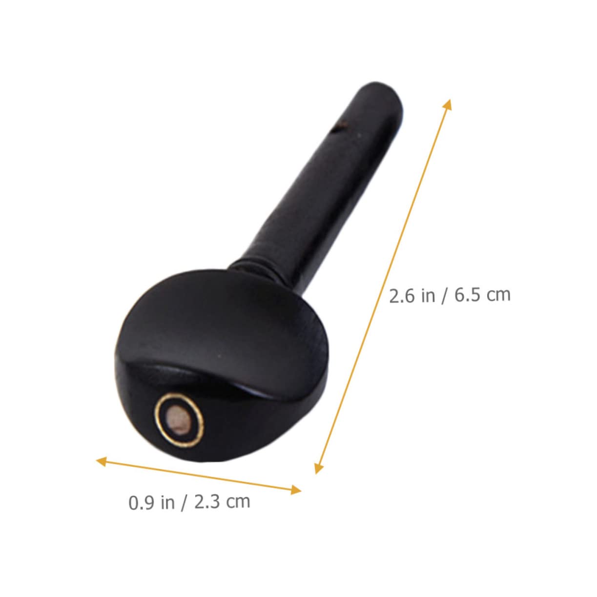 LIOOBO 4pcs Violin Tuning Pegs Non Slip Knob Design Easy Installation for String Instruments Durable Material Replacement for Violin Fiddles