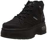 Leichte Laufsohle Dockers by Gerli Damen 43DR202 Hohe Sneaker, Schwarz (Schwarz 620100), 41 EU