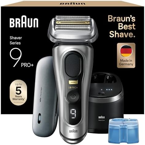 Braun Barbeador elétrico Série 9 PRO+, 5 elementos de barbear Pro...