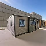 Affordable Living Tiny Home eficiente y rentable, casa pequeña con 2 dormitorios y cocina, diseñada para casas pequeñas para vivir para adultos, casas pequeñas prefabricadas en venta, incluyendo baño