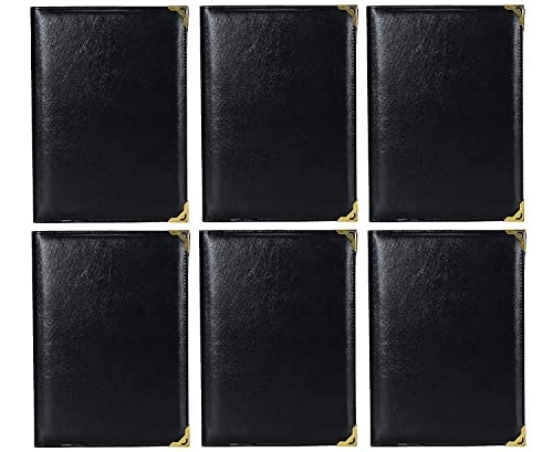 HCS Bill Folder for Restaurant and Hotel with Card and Receipt Holder, Business File Folder, Document Holder, Portfolio/Organizer/Planner (Pack of 2)