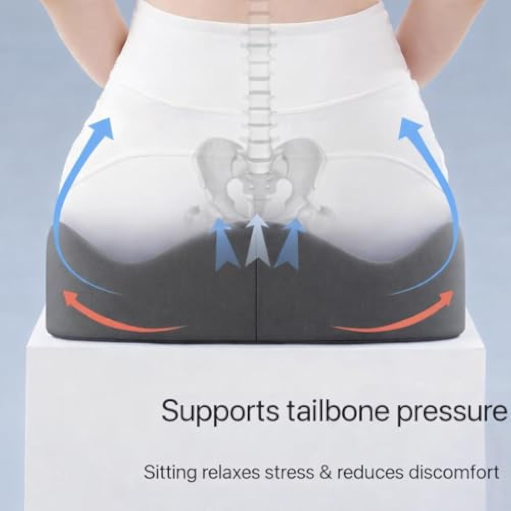 Memory Foam Seat Cushion for Tailbone Pain Relief