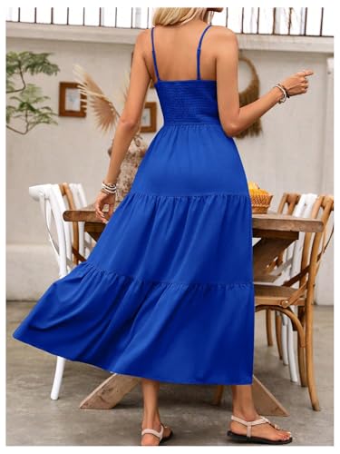 Image of BEAUDRM Women's Summer Maxi Dresses Boho Dresses Beach Vacation Sundresses | Fall Wedding Guest Dress, Summer Dresses for Women, Vacation Summer Outfits, Flowy Dresses