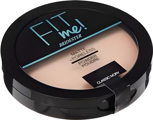 Image of Bridester Fit Me Powder For All Skin Type Pore-Less Oil Control Compact Face Powder For Skin Type (Pack Of 2) Compact (Matte, 250 G),Beige