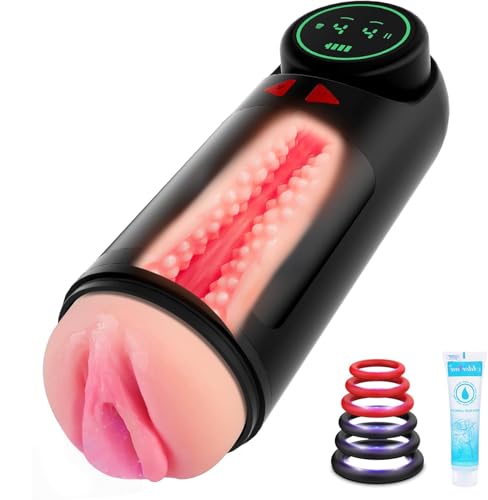 P Spotting for Men Oragasm Toys, Juguetes Xeso para Ambos 5X Licking & 9X Vibration Full Red Mouth...