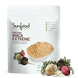 Sunfood Organic Maca Extreme - Maca Root Powder, Maca Powder Organic, Maca Supplement for Men & Women with Adaptogens, Peruvian, Raw, Vegan, Premium Maca Powder - 8 Oz Bag
