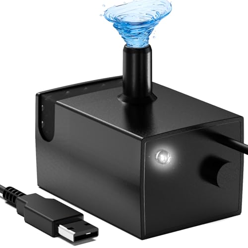 Replacement Water Pump for 3 Gallons Dog Water Fountain Stainless Steel Pet Water Fountain for Large Dogs, Replacement Pump Safe, Quiet and Powerful Smart Water Pump