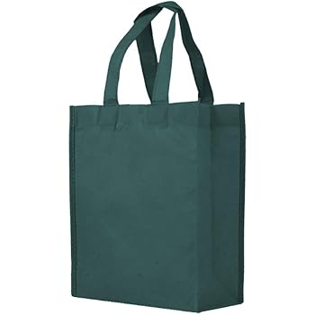 hunter green tote bag