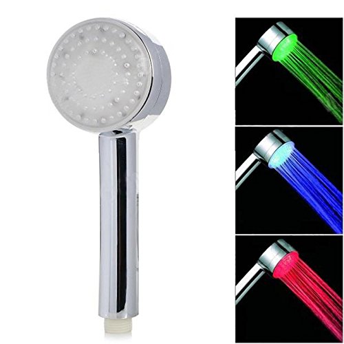 7 color Bositools notebookbits alcachofa de ducha LED baño grifo de agua luz