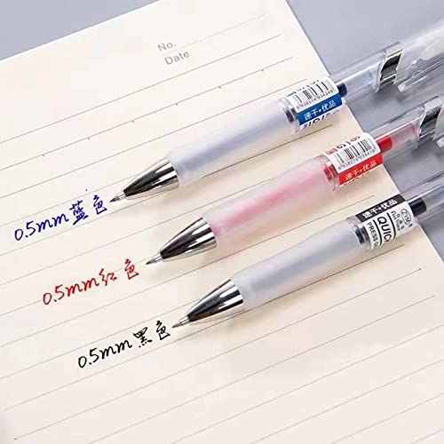 Bolígrafos retráctiles con tinta de gel 0.5mm, pack 12 azul miniatura 6