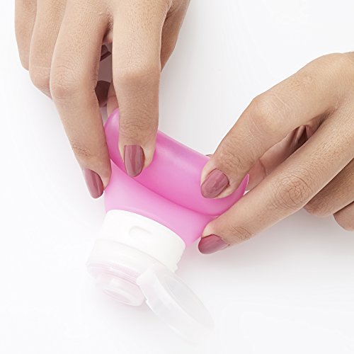 Frascos de Silicone para Viagem, Océane, Rosa