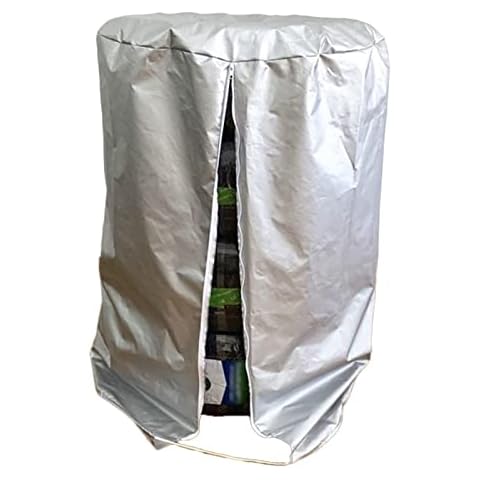 AMSXNOO Waterproof Tires Cover, Dustproof Universal Alloy Wheel Tyre Storage Bag Weatherproof Oxford Polyester Fabric Cover Suit for Jeep Trailer RV SUV Truck (Size : 82x120cm) Cover