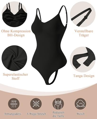 Werena Shapewear Damen Bauchweg Body Shaper in Tanga und Slip – Bild 2