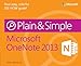 Microsoft OneNote 2013 Plain & Simple