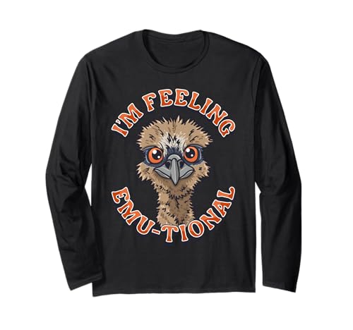 Funny Emu I�fm Feeling Emu-tional Emu Pun ����T�V���c