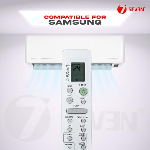Image of 7SEVEN Compatible Samsung Ac Remote Original ARC-1400 DB93-03012G Model 6 of Split and Window Air Conditioner Suitable for 1 1.5 2 Ton Samsung ac - Match Exactly with Existing Model Remote Control