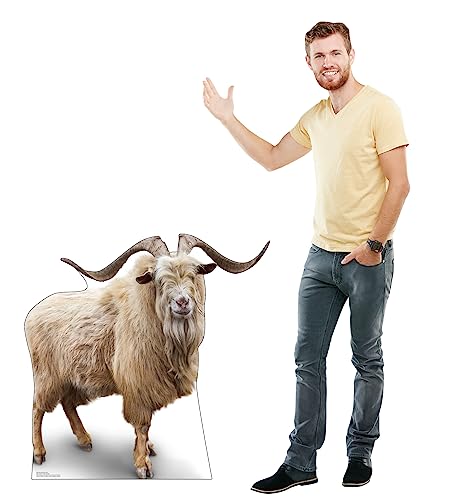 Image of Cardboard People Wild Mountain Goat Life Size Cardboard Cutout Standup - Made in USA