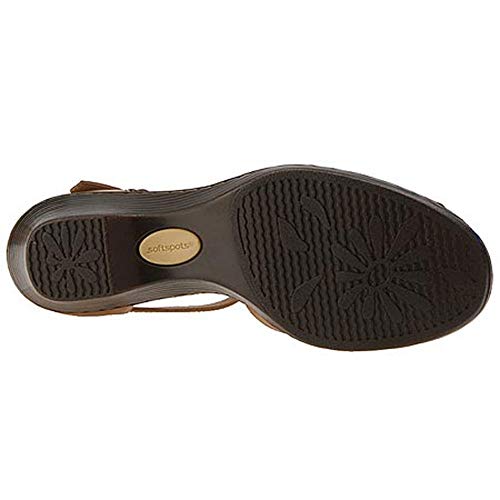 softspots Women's Tan Leather Tatianna 7.5 B(M) US4