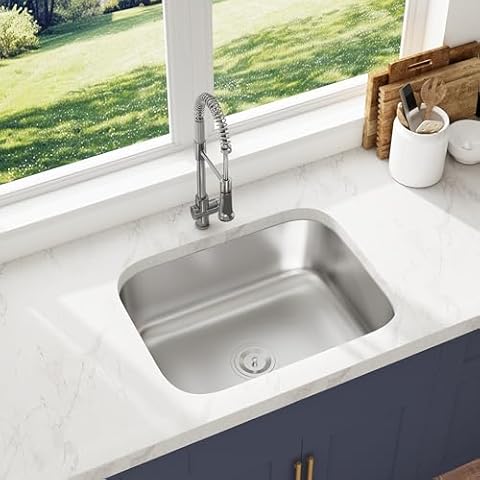 Blenzia 23 Inch Curved Kitchen Sink Cover