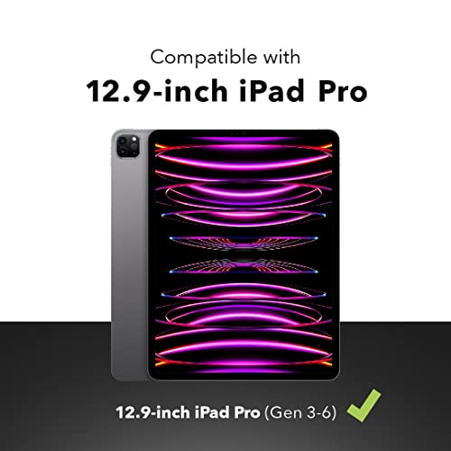 Image of ZAGG Pro Keys Wireless Keyboard & Detachable Case for iPad Pro 12.9 - Backlit Keys, Apple Pencil Holder, 6.6ft Drop Protection