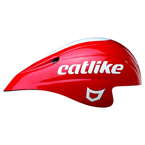 Casque vélo Catlike chrono aero plus rouge pour cyclisme sur route et contre-la-montre