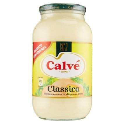 Calvé: "Classica" Classic Italian Mayonnaise - 29.75 Fluid Ounces (880mL) Jar - Pack of 2 [ Italian Import ]