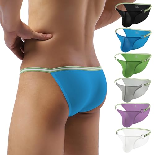 Men's Briefs Breathable Sexy Lingerie Low Waist Bikini Pants Beach Pants Swimwear Comfortable Slip Underpants