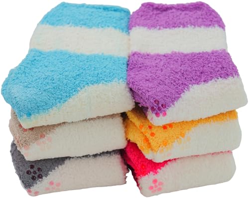 Image of ToBeInStyle Women's Pack of 6 Assorted Style Winter Socks