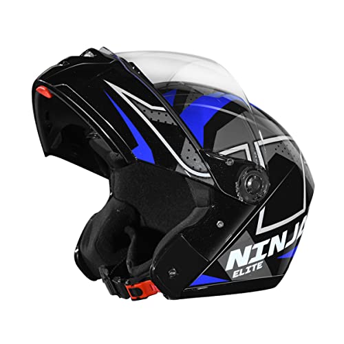 Image of STUDDS Ninja Elite Super D6 FLIP-UP Full FACE Helmet N1 Black-L