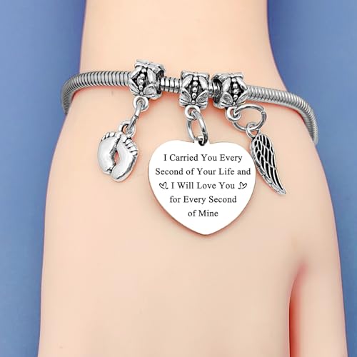 Infant Loss Memorial Gift for Mother Memorial Bangle Sympathy Gifts for Infant Loss Miscarriage Jewelry Memorial Gifts for Loss of Baby Remembrance Bangle Gifts for Women3