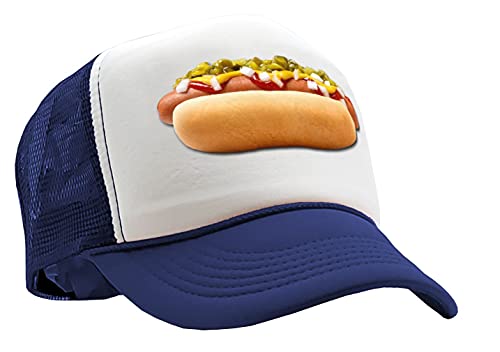 Gooder Tees - HOT Dog - Concession Truck Fair Carnival Snack - Vintage Retro Style Trucker Cap Hat