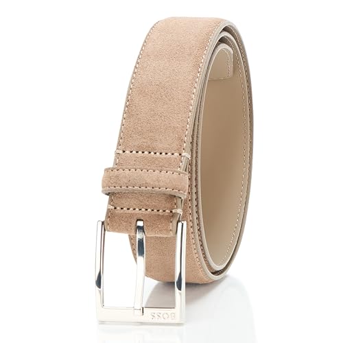 BOSS Men's Elloy Suede Leather Belt